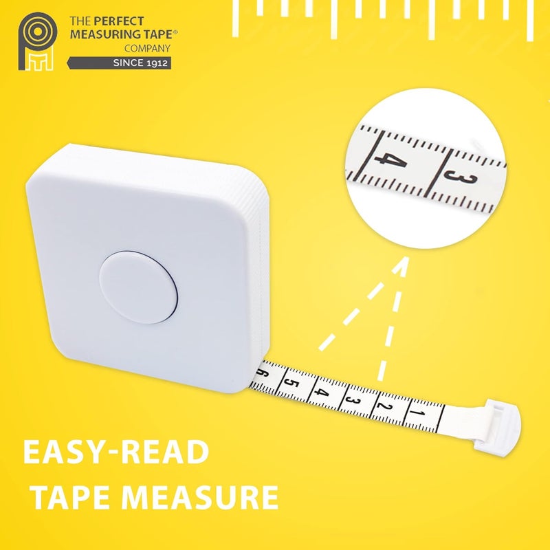 Perfect Measuring Tape - Extra Long 120 Inch Tailor's Flexible Retractable Tape with Dual Measurement (Inches & Metric) - Image 3